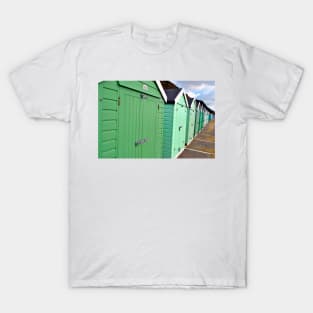 Bournemouth Beach Huts Dorset England T-Shirt